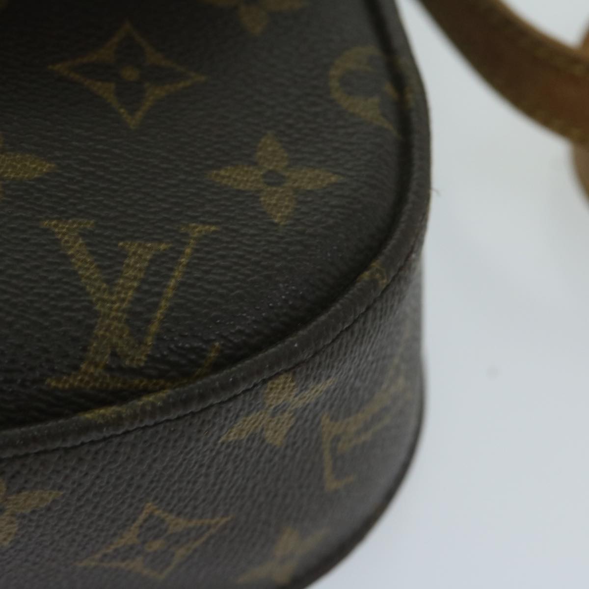 LOUIS VUITTON Monogram Saint Cloud GM Shoulder Bag M51242 LV Auth 64057