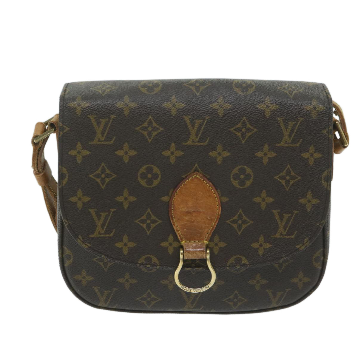 LOUIS VUITTON Monogram Saint Cloud GM Shoulder Bag M51242 LV Auth 64057