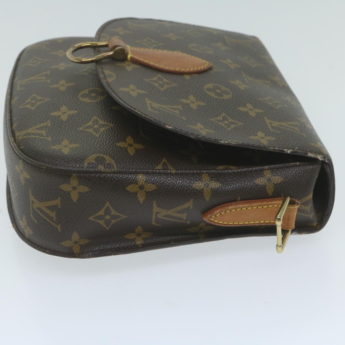 LOUIS VUITTON Monogram Saint Cloud GM Shoulder Bag M51242 LV Auth 64058