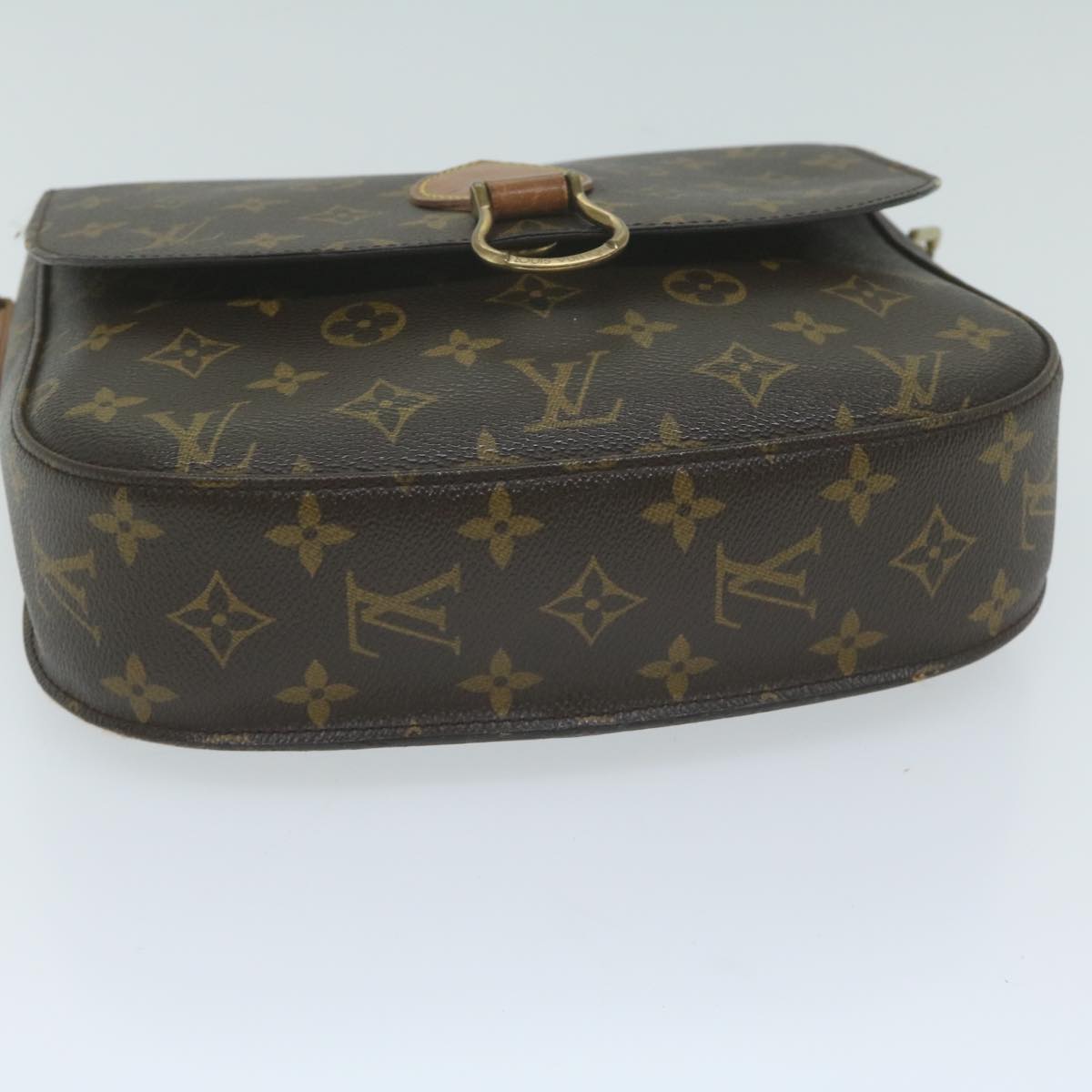 LOUIS VUITTON Monogram Saint Cloud GM Shoulder Bag M51242 LV Auth 64058