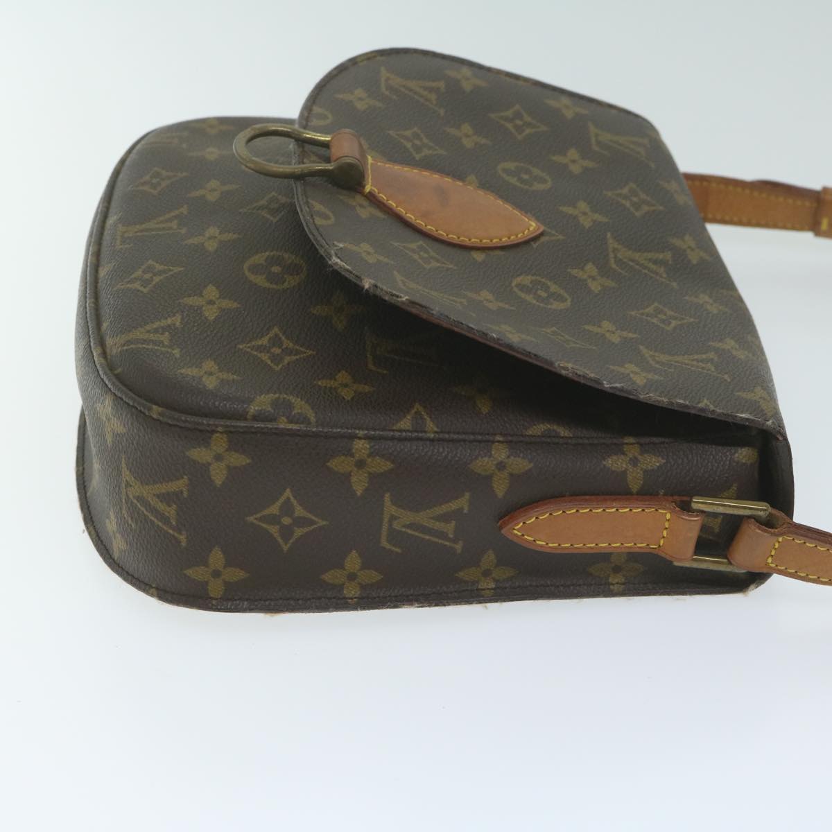 LOUIS VUITTON Monogram Saint Cloud GM Shoulder Bag M51242 LV Auth 64059