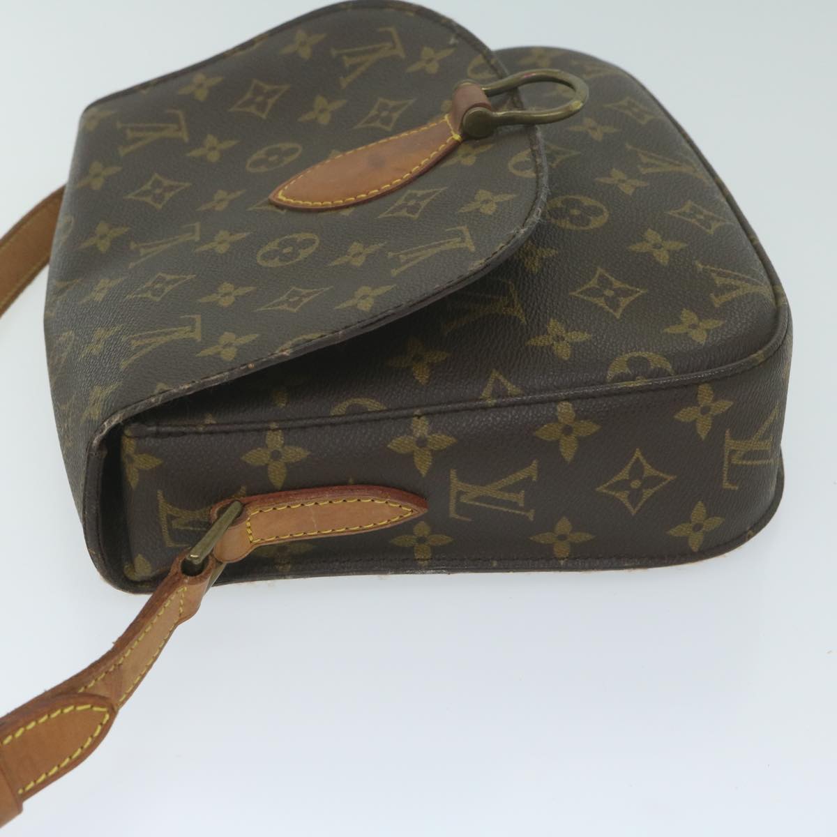 LOUIS VUITTON Monogram Saint Cloud GM Shoulder Bag M51242 LV Auth 64059