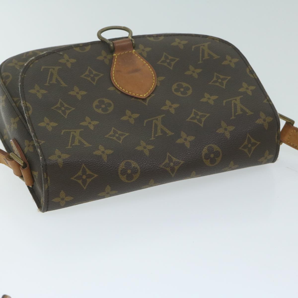 LOUIS VUITTON Monogram Saint Cloud GM Shoulder Bag M51242 LV Auth 64059