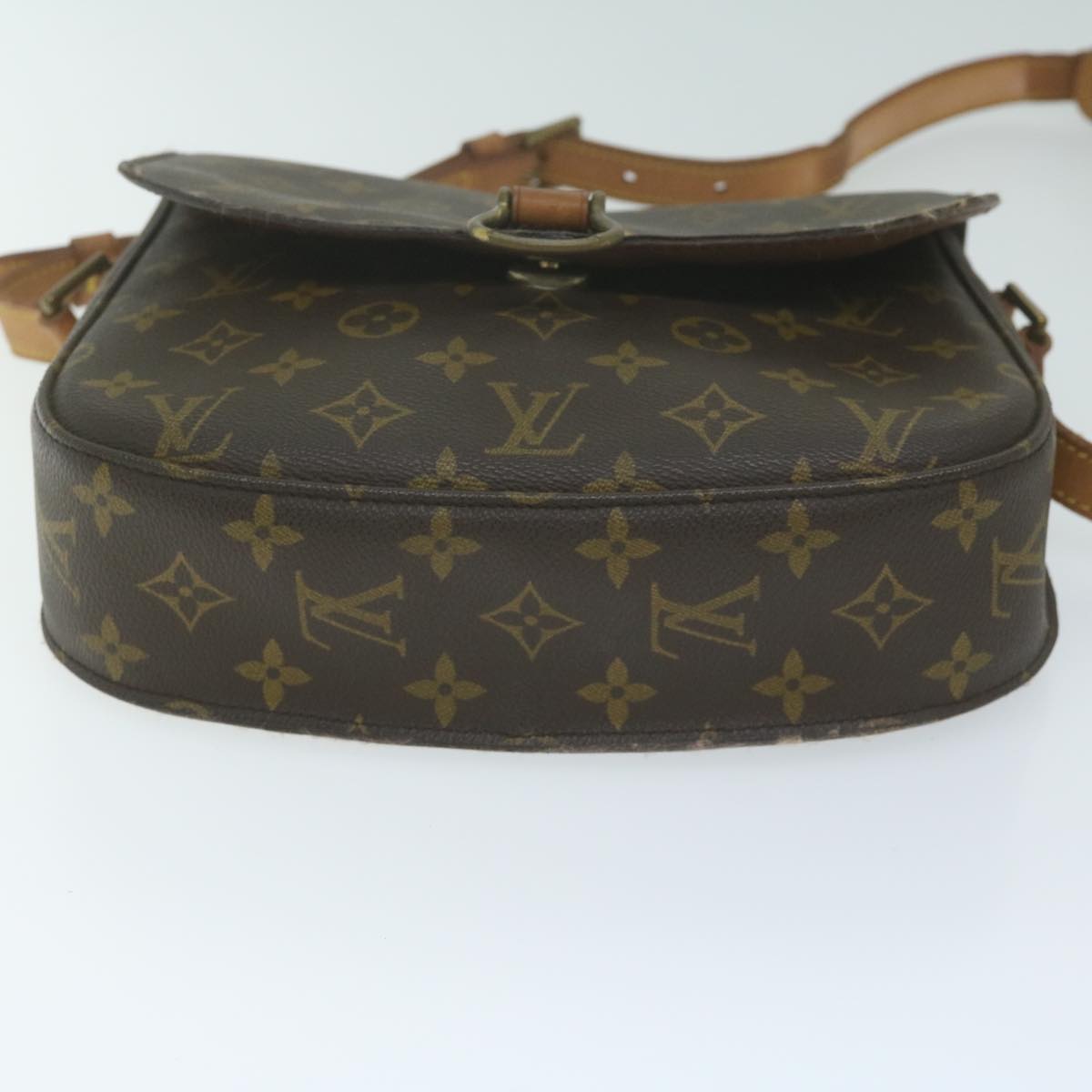 LOUIS VUITTON Monogram Saint Cloud GM Shoulder Bag M51242 LV Auth 64059