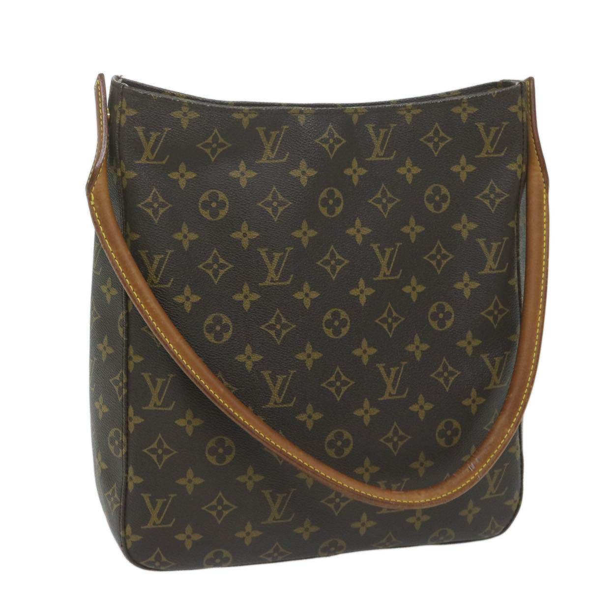 LOUIS VUITTON Monogram Looping GM Shoulder Bag M51145 LV Auth 64071