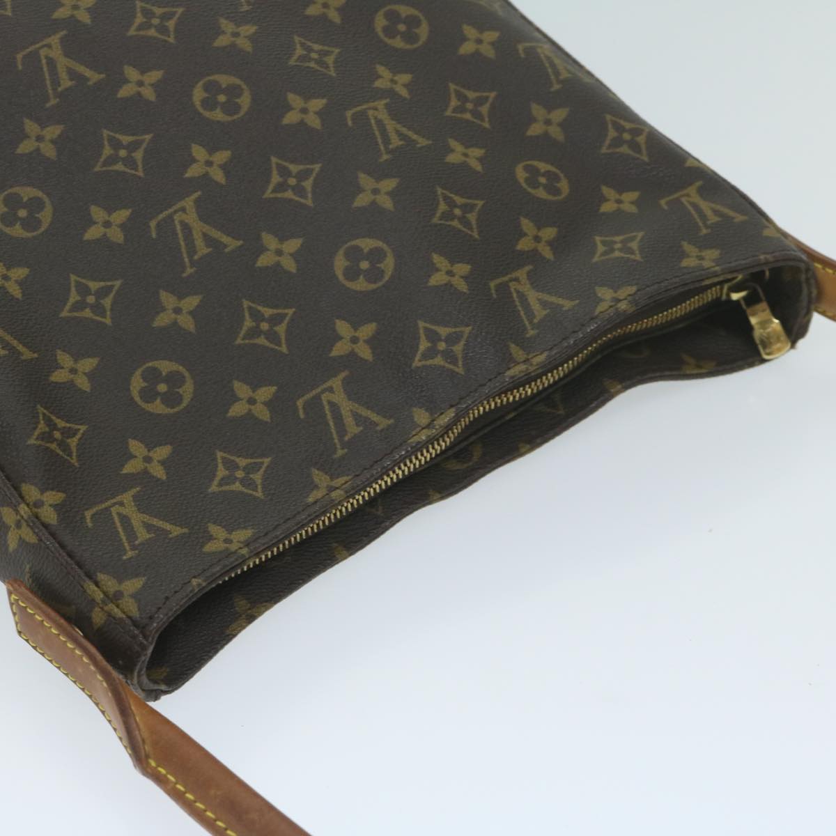 LOUIS VUITTON Monogram Looping GM Shoulder Bag M51145 LV Auth 64071