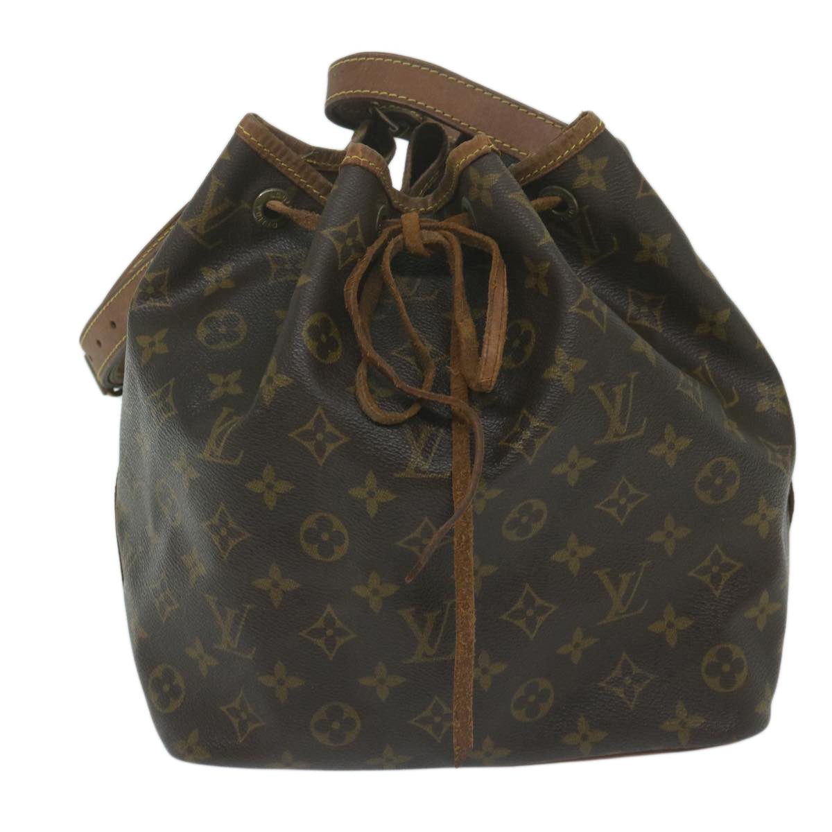 LOUIS VUITTON Monogram Petit Noe Shoulder Bag M42226 LV Auth 64088