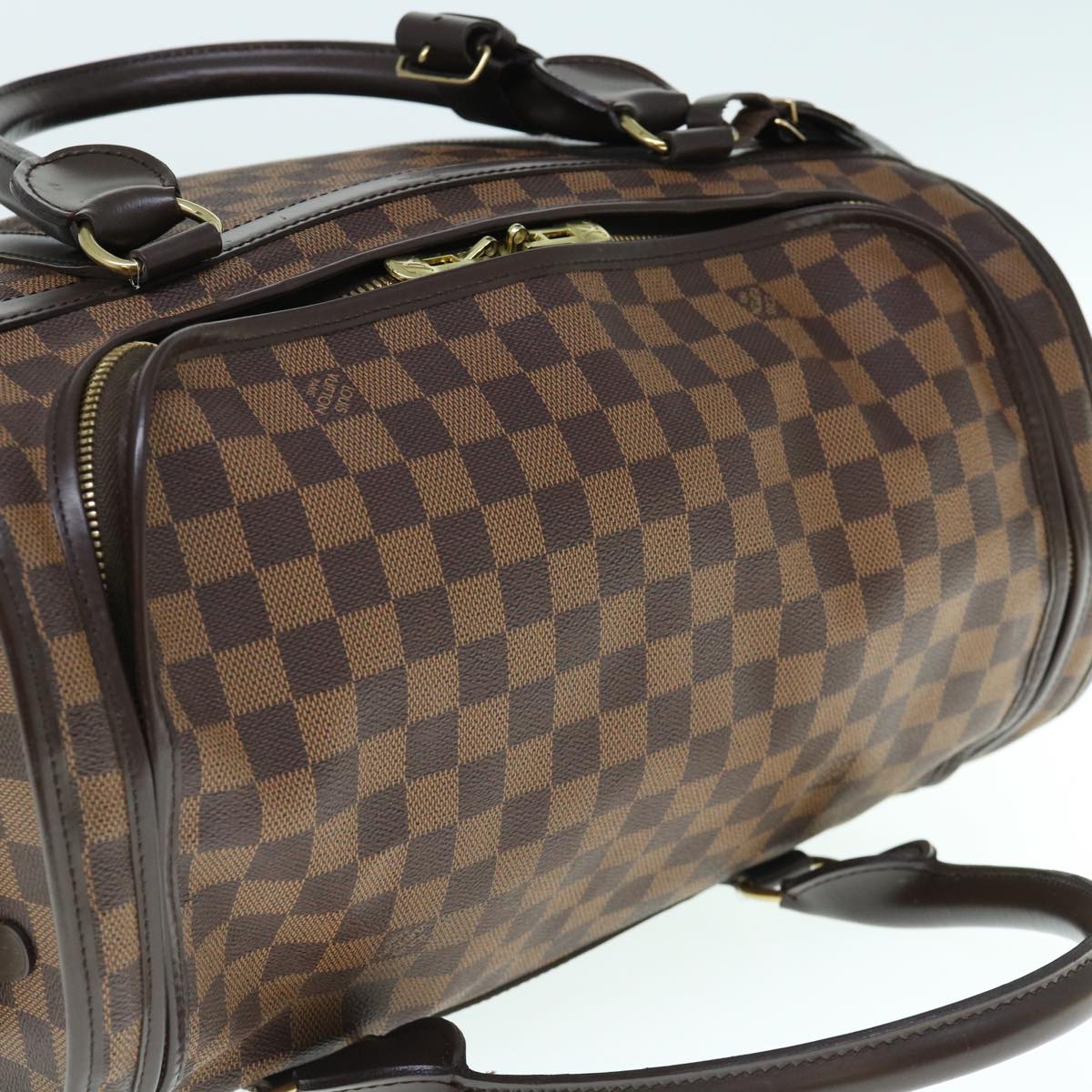 LOUIS VUITTON Damier Ebene Sac Shan 40 Pet Carry SPO LV Auth 64140A