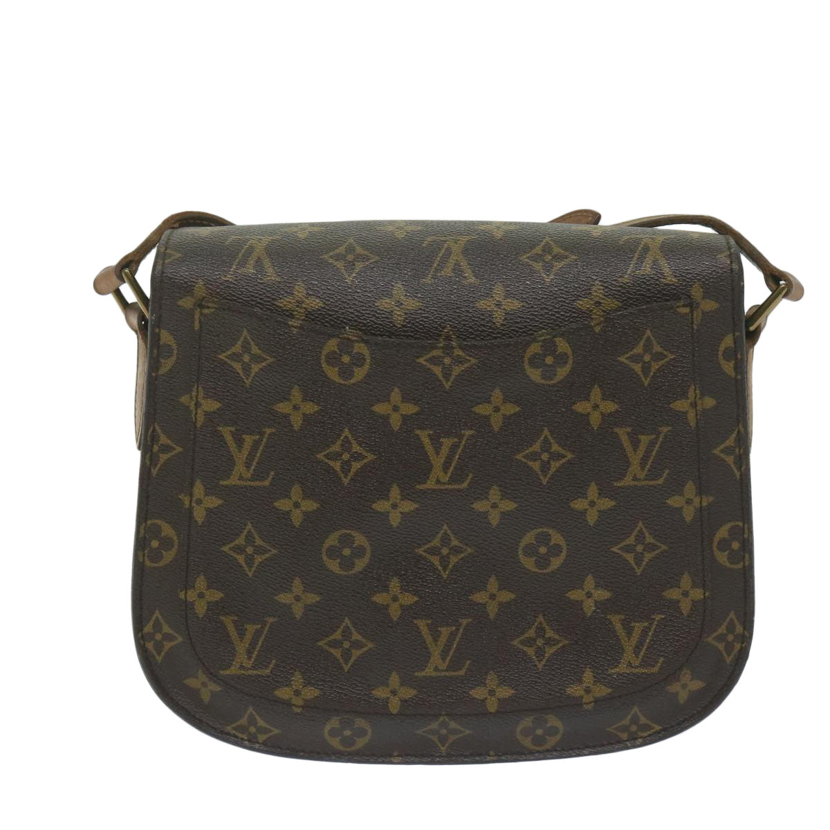 LOUIS VUITTON Monogram Saint Cloud GM Shoulder Bag M51242 LV Auth 64144