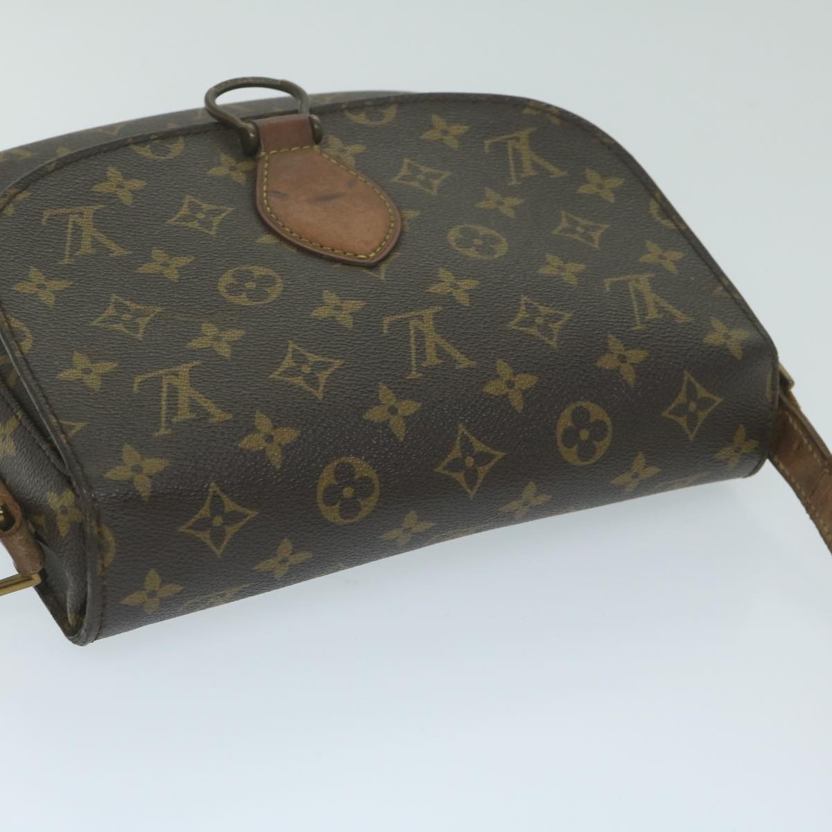 LOUIS VUITTON Monogram Saint Cloud GM Shoulder Bag M51242 LV Auth 64144