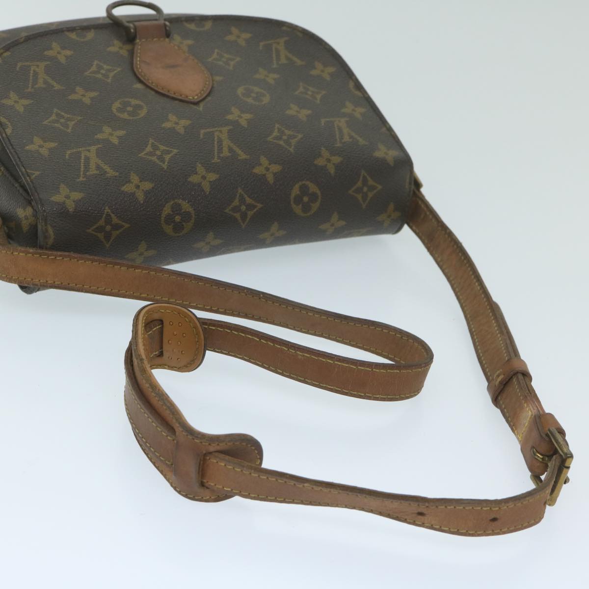 LOUIS VUITTON Monogram Saint Cloud GM Shoulder Bag M51242 LV Auth 64144