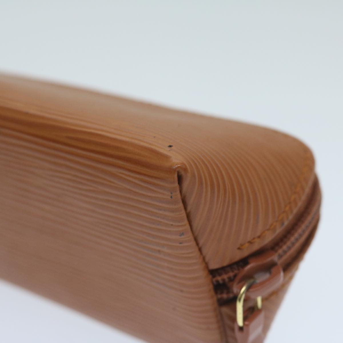 LOUIS VUITTON Epi Trousse Crayons Pen Case Brown M56548 LV Auth 64146