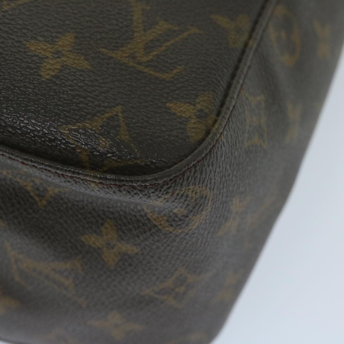 LOUIS VUITTON Monogram Looping GM Shoulder Bag M51145 LV Auth 64149