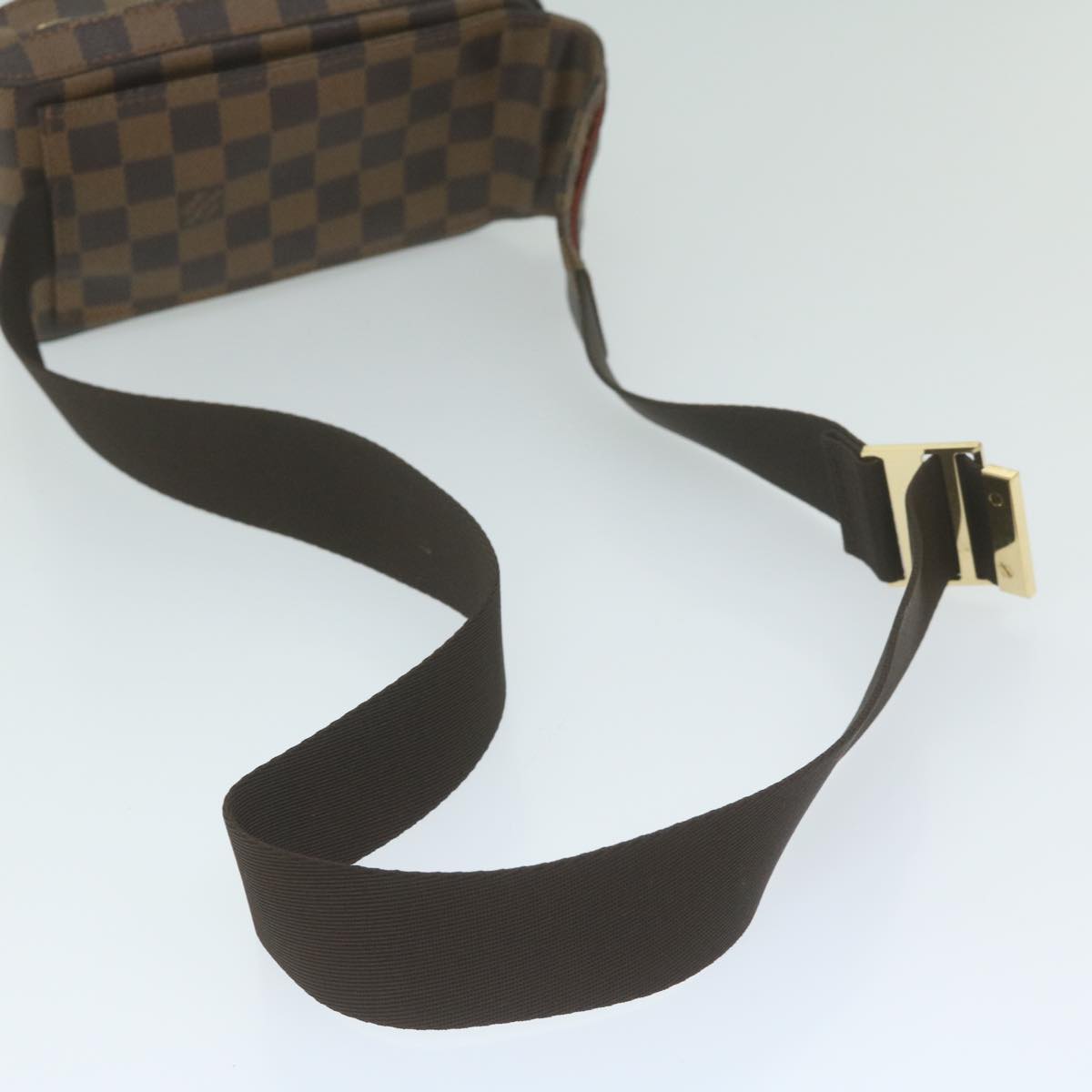 LOUIS VUITTON Damier Ebene Geronimos Shoulder Bag N51994 LV Auth 64158A