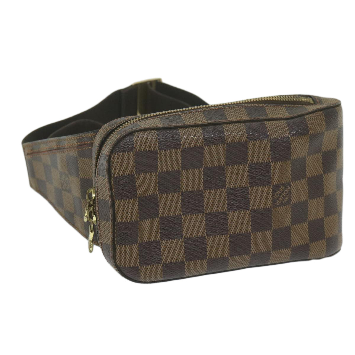 LOUIS VUITTON Damier Ebene Geronimos Shoulder Bag N51994 LV Auth 64160A