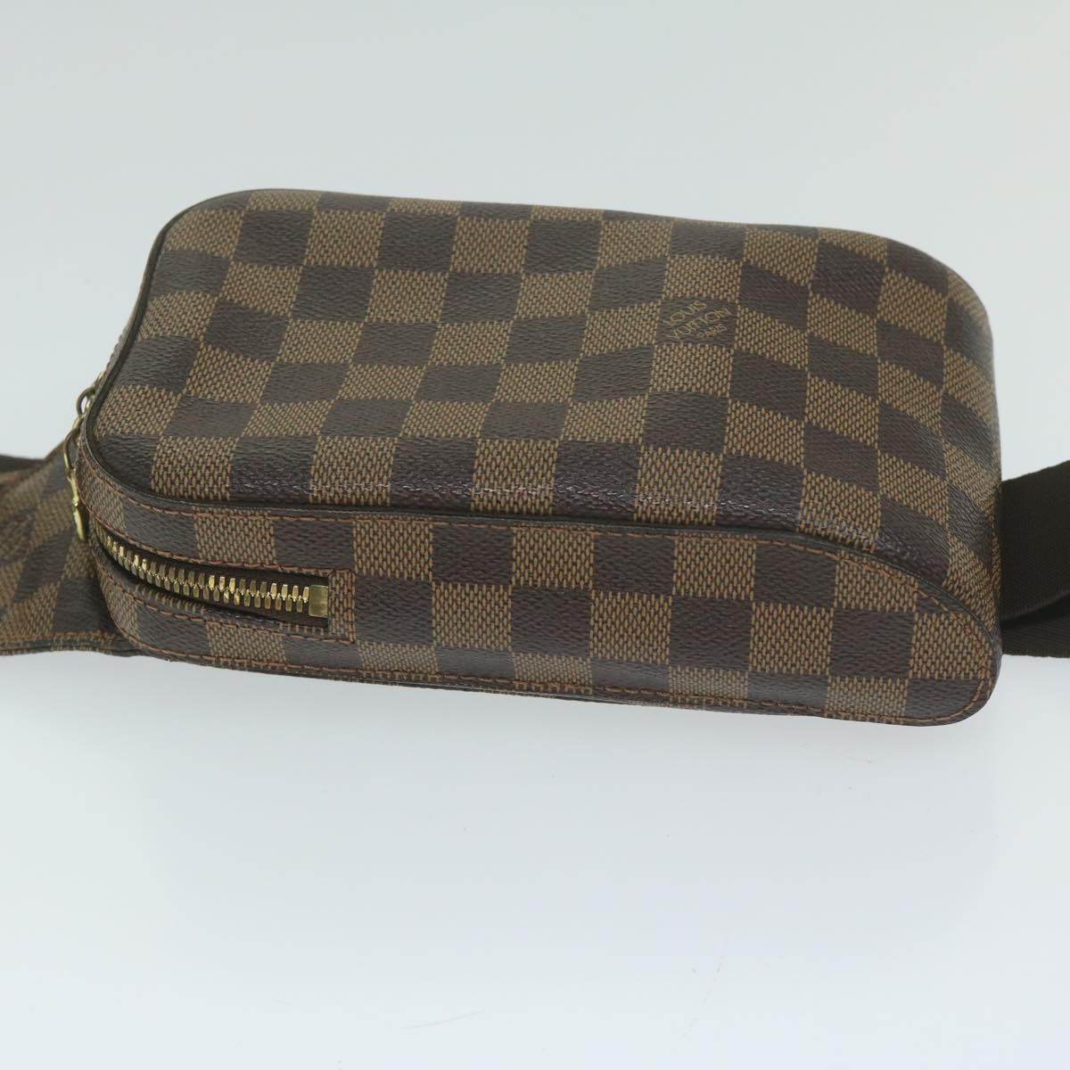 LOUIS VUITTON Damier Ebene Geronimos Shoulder Bag N51994 LV Auth 64160A