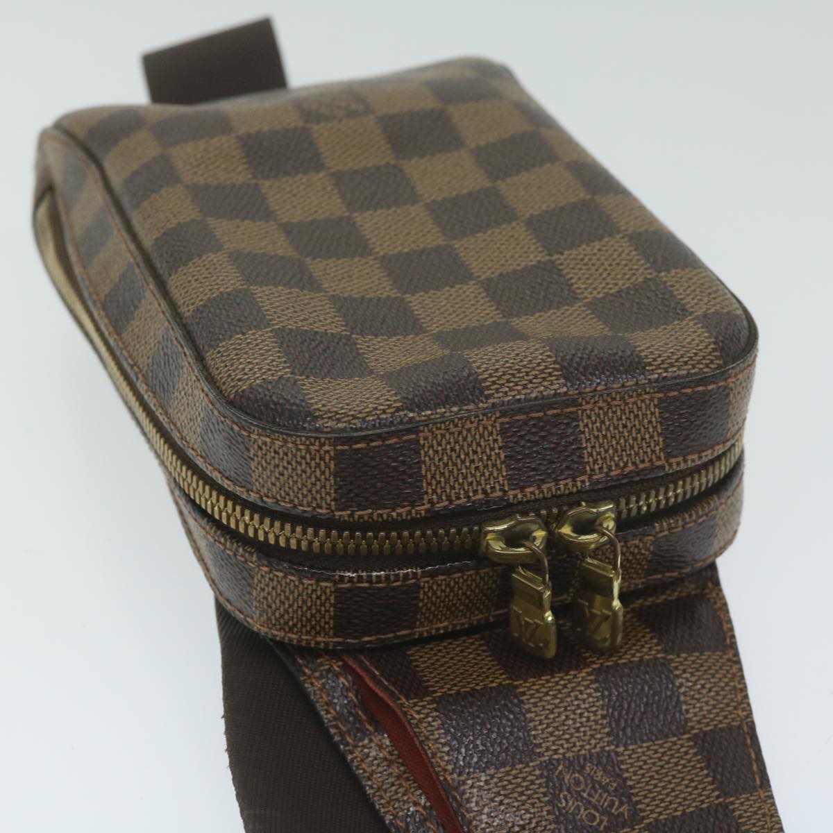 LOUIS VUITTON Damier Ebene Geronimos Shoulder Bag N51994 LV Auth 64160A