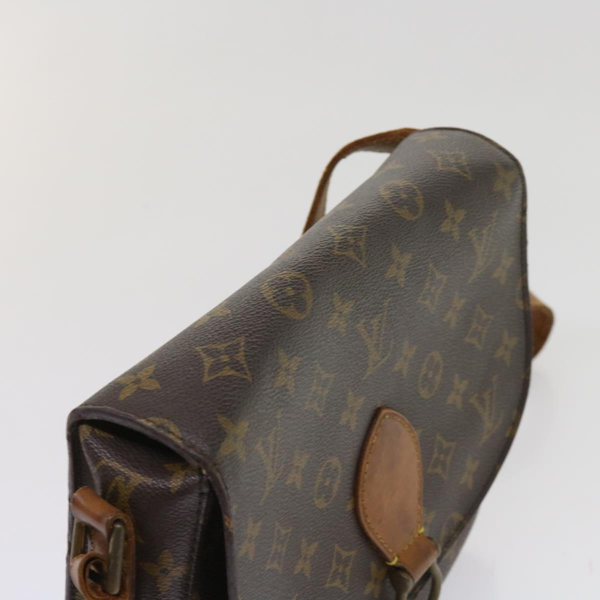 LOUIS VUITTON Monogram Saint Cloud GM Shoulder Bag M51242 LV Auth 64226