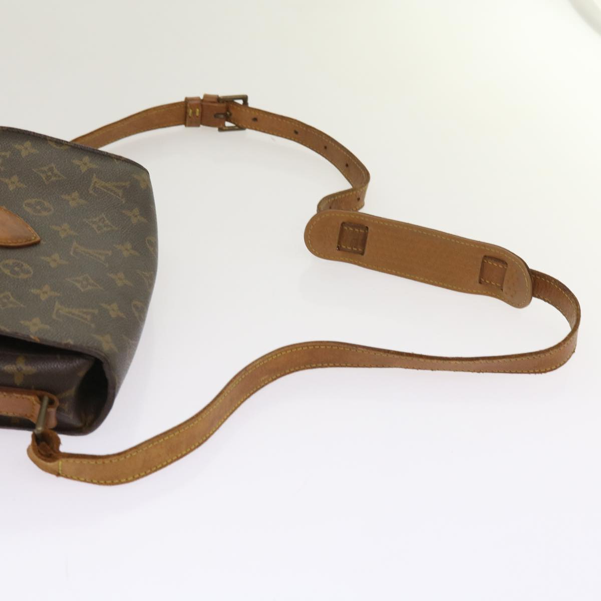 LOUIS VUITTON Monogram Saint Cloud GM Shoulder Bag M51242 LV Auth 64226