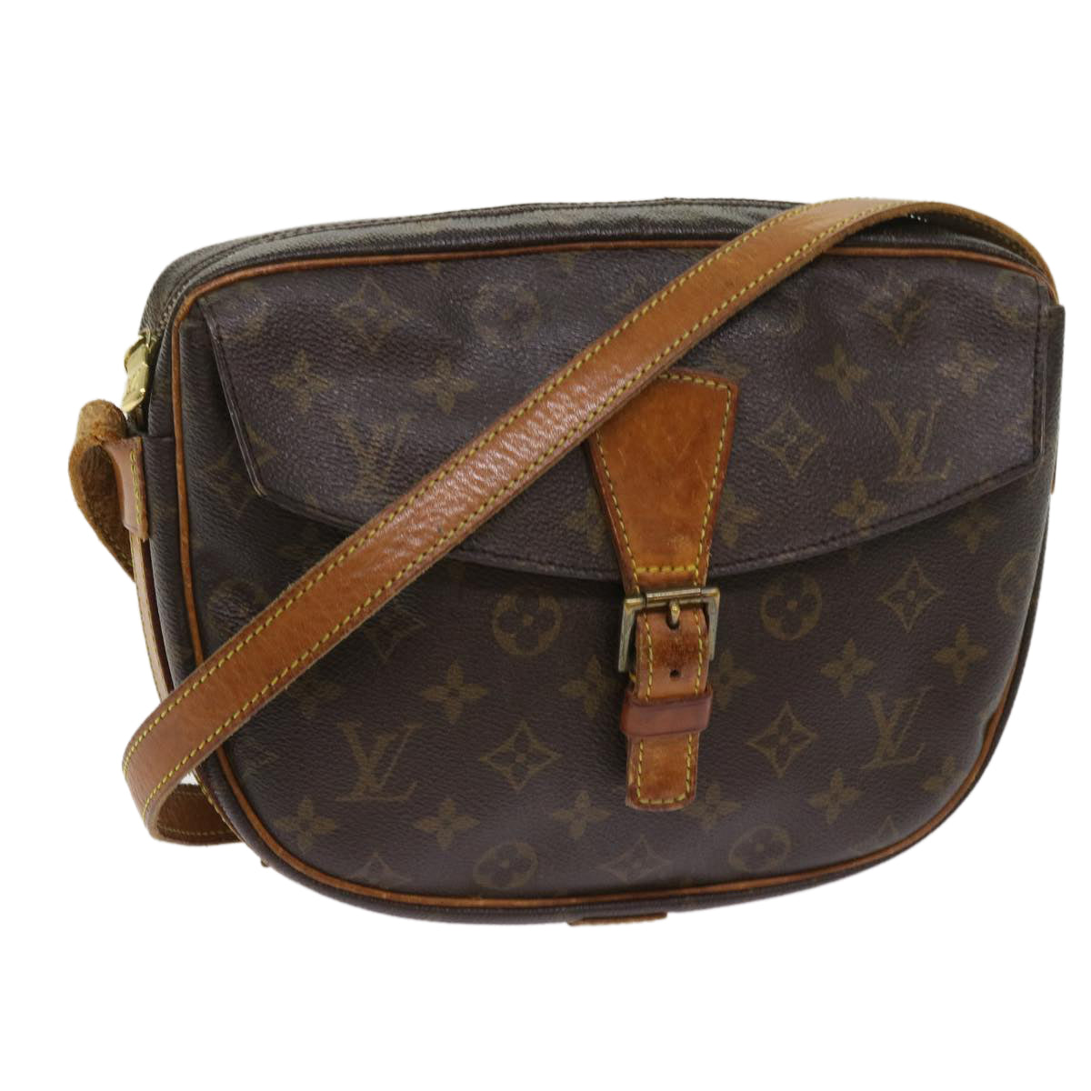 LOUIS VUITTON Monogram Jeune Fille MM Shoulder Bag M51226 LV Auth 64234