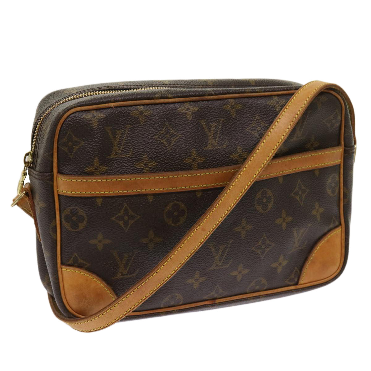 LOUIS VUITTON Monogram Trocadero 27 Shoulder Bag M51274 LV Auth 64236