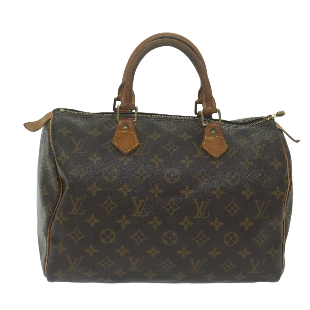 LOUIS VUITTON Monogram Speedy 30 Hand Bag M41526 LV Auth 64245