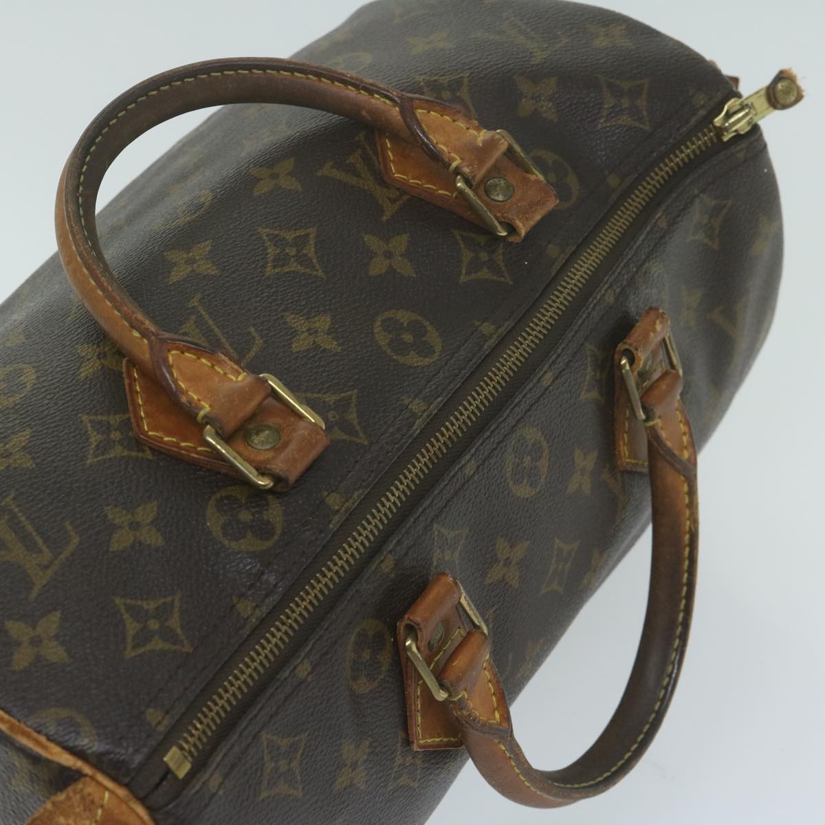 LOUIS VUITTON Monogram Speedy 30 Hand Bag M41526 LV Auth 64245