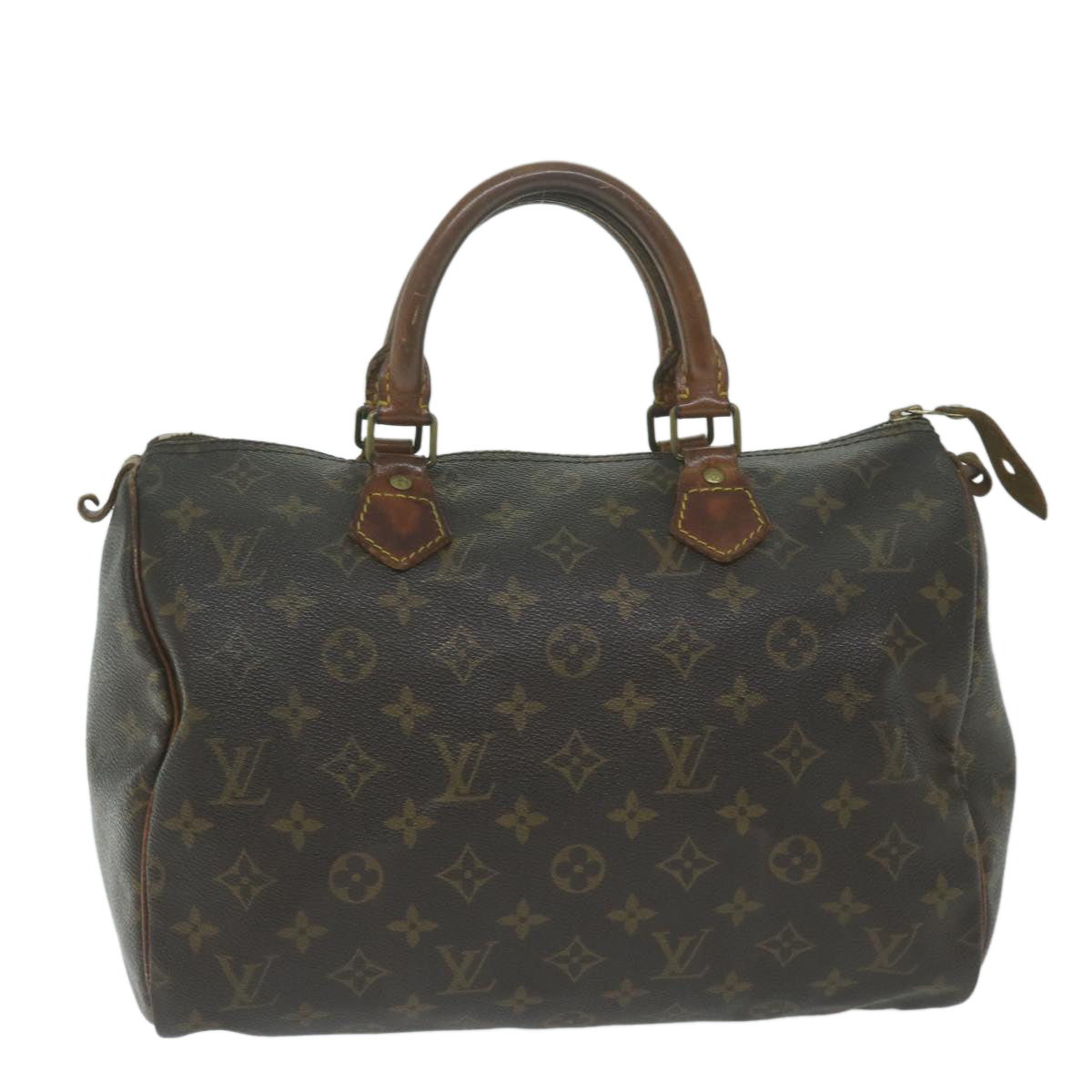 LOUIS VUITTON Monogram Speedy 30 Hand Bag M41526 LV Auth 64246