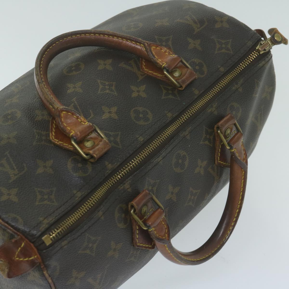 LOUIS VUITTON Monogram Speedy 30 Hand Bag M41526 LV Auth 64246