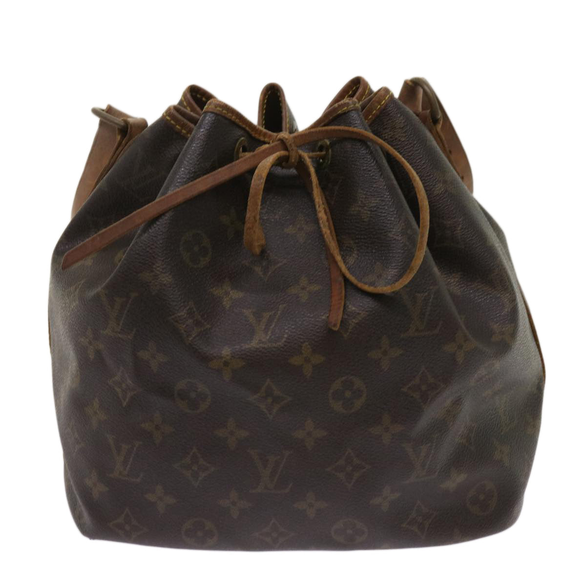 LOUIS VUITTON Monogram Petit Noe Shoulder Bag M42226 LV Auth 64260