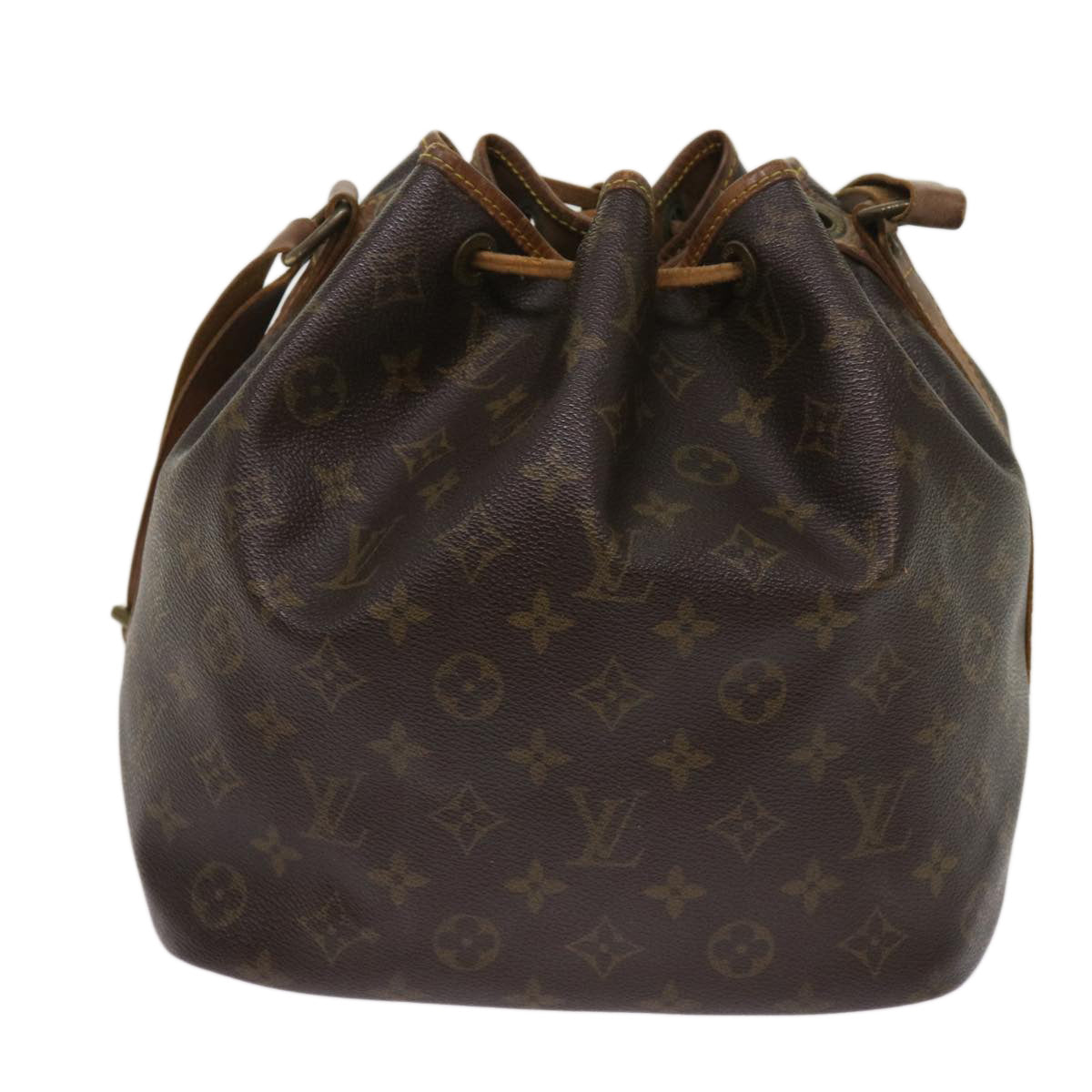 LOUIS VUITTON Monogram Petit Noe Shoulder Bag M42226 LV Auth 64260