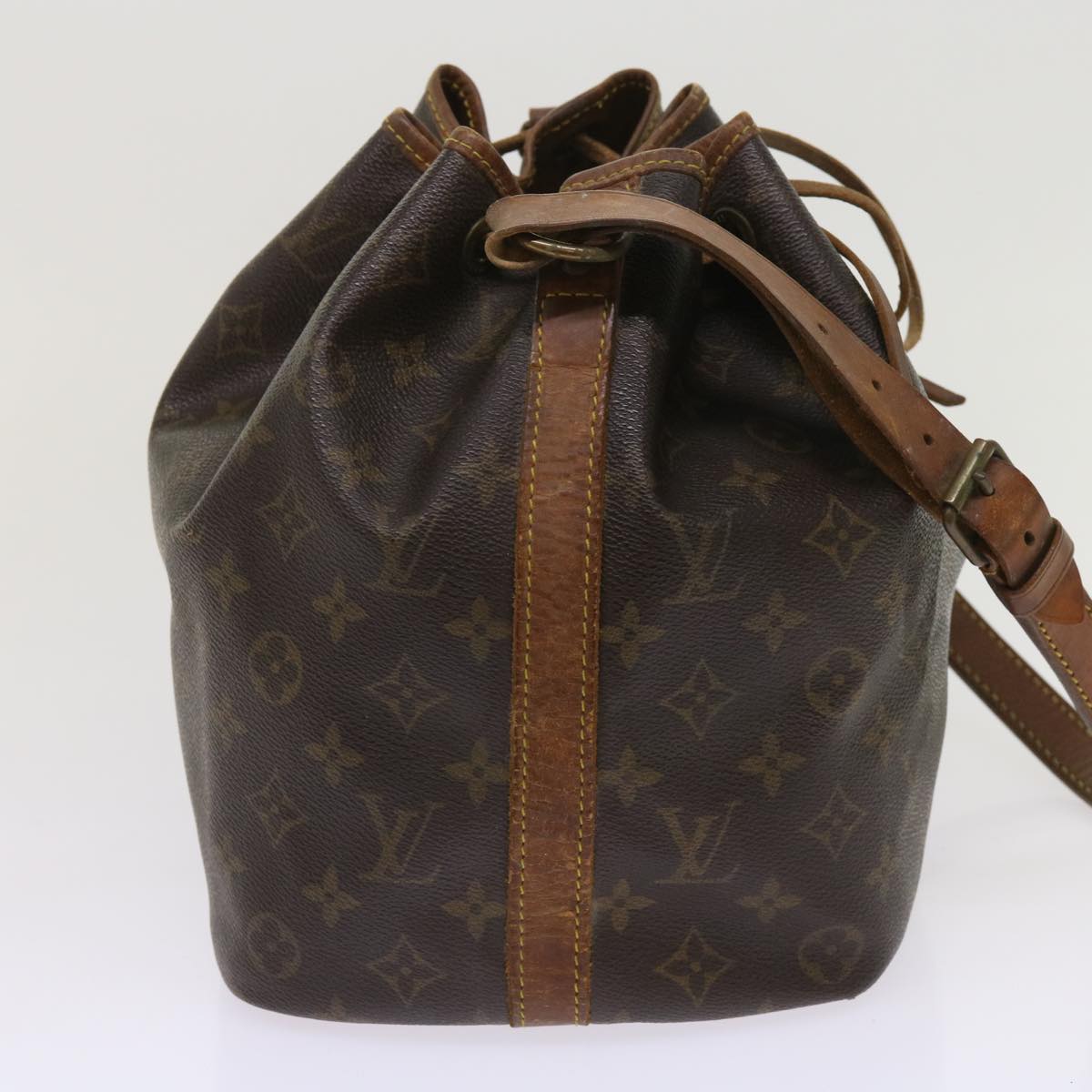 LOUIS VUITTON Monogram Petit Noe Shoulder Bag M42226 LV Auth 64260