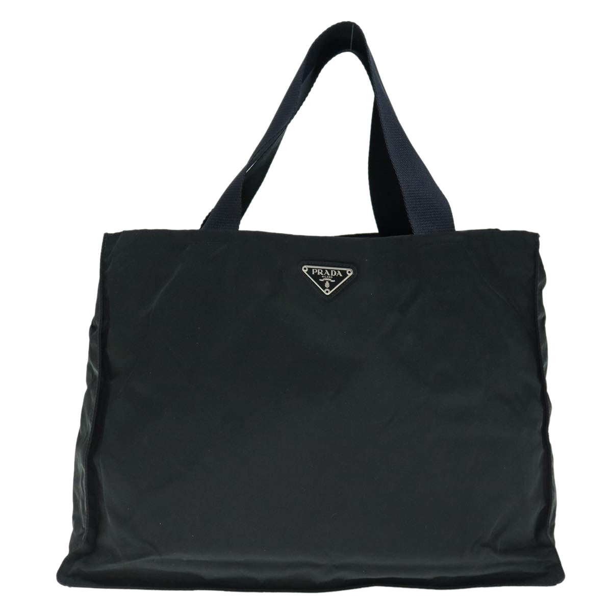 PRADA Tote Bag Nylon Black Auth 64276 - 0