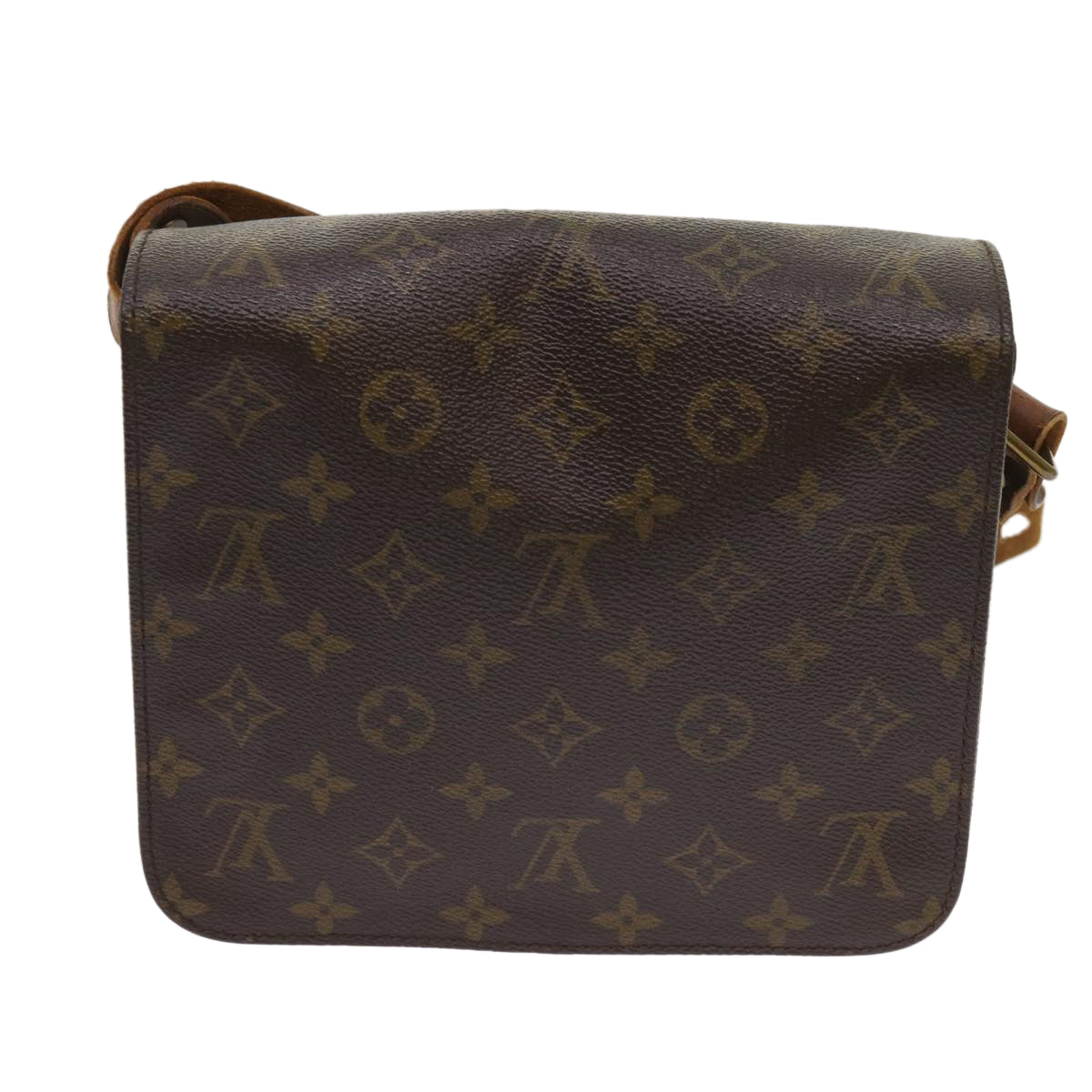 LOUIS VUITTON Monogram Cartouchiere GM Shoulder Bag M51252 LV Auth 64327