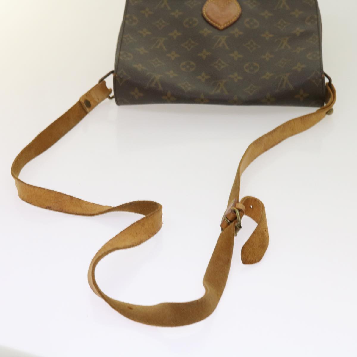 LOUIS VUITTON Monogram Cartouchiere GM Shoulder Bag M51252 LV Auth 64328