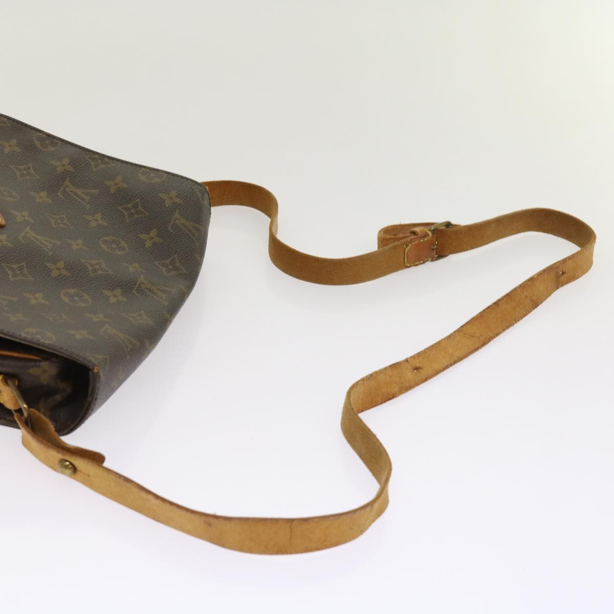 LOUIS VUITTON Monogram Cartouchiere GM Shoulder Bag M51252 LV Auth 64328