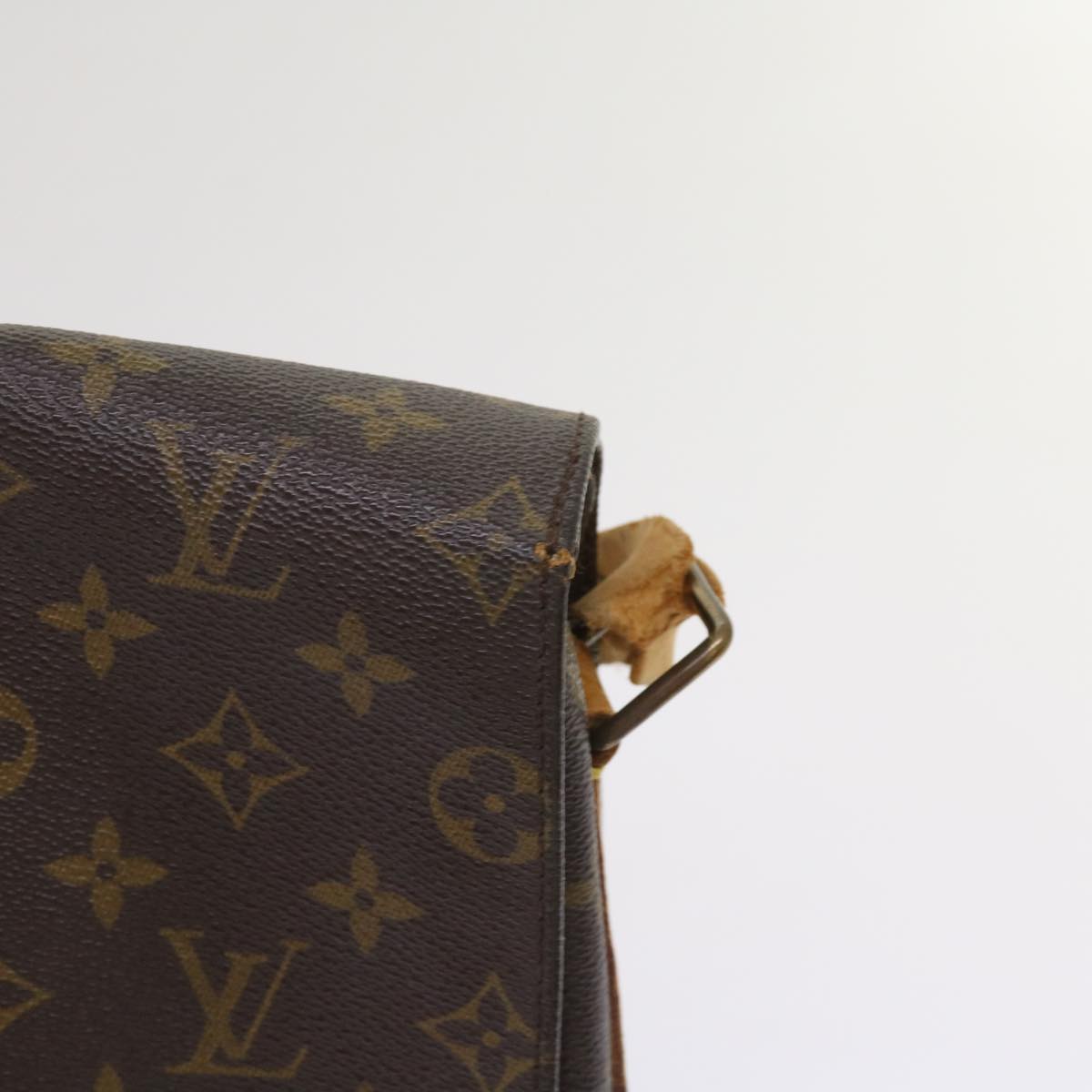 LOUIS VUITTON Monogram Cartouchiere GM Shoulder Bag M51252 LV Auth 64328