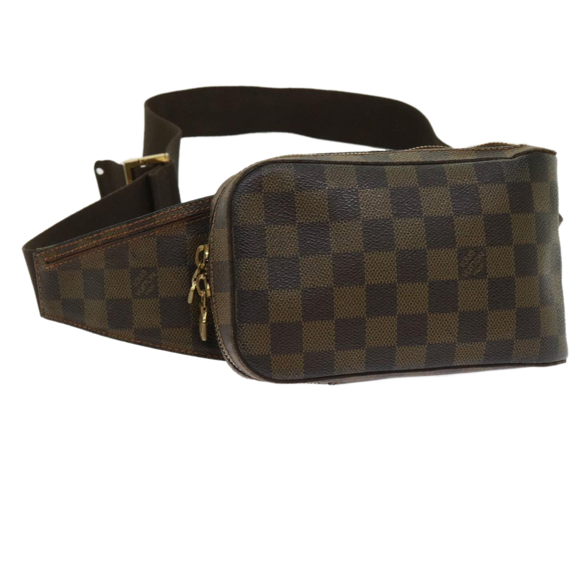 LOUIS VUITTON Damier Ebene Geronimos Shoulder Bag N51994 LV Auth 64330