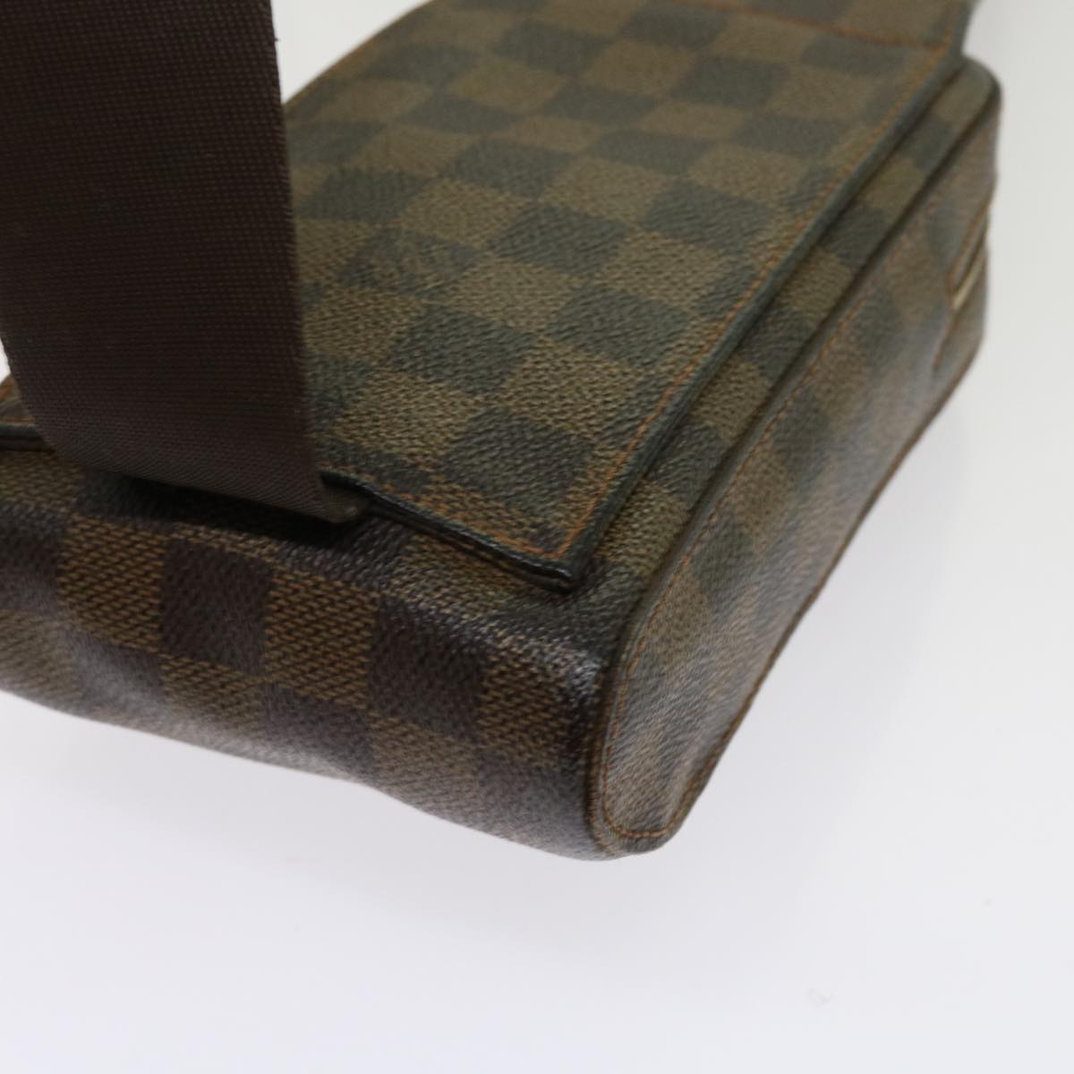 LOUIS VUITTON Damier Ebene Geronimos Shoulder Bag N51994 LV Auth 64330