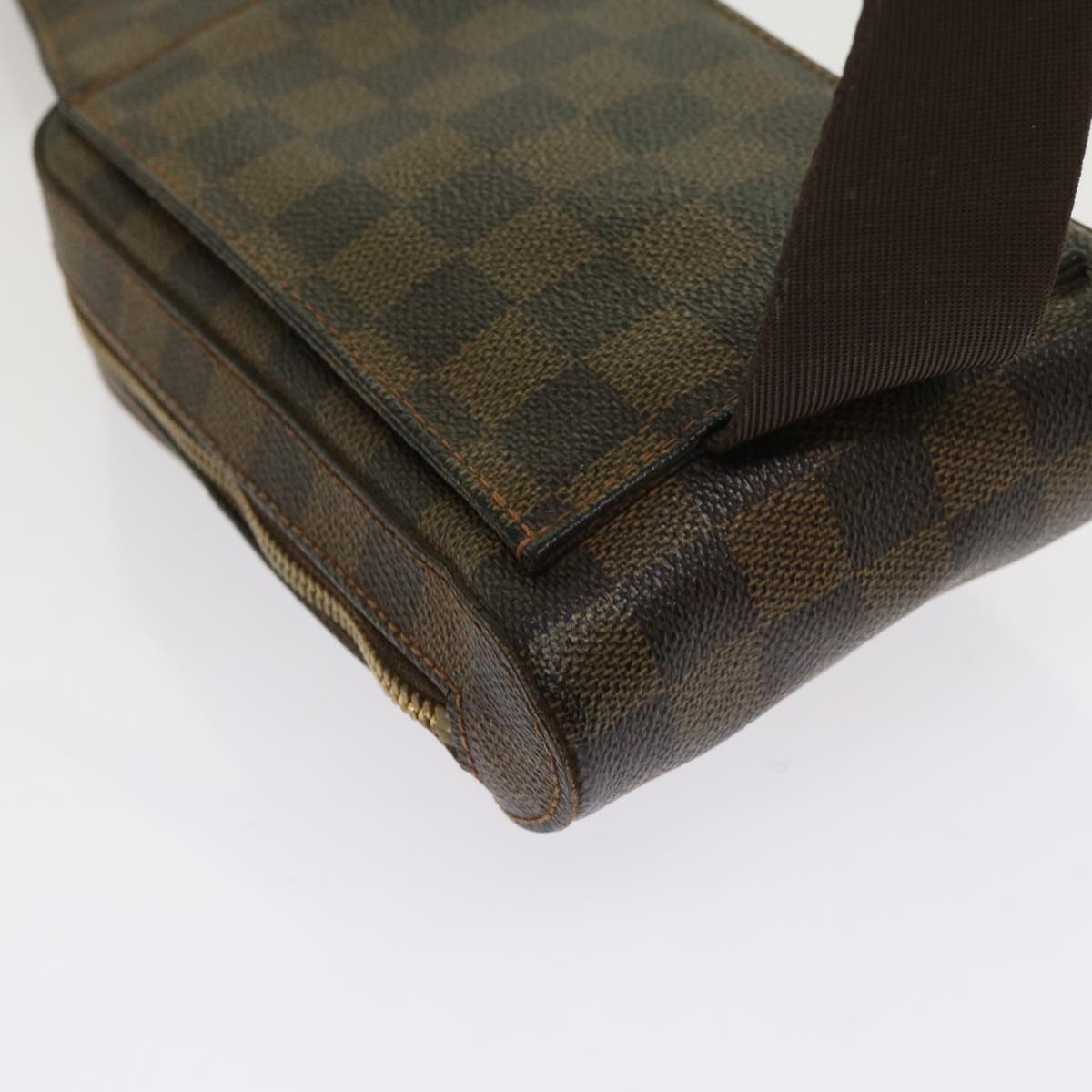 LOUIS VUITTON Damier Ebene Geronimos Shoulder Bag N51994 LV Auth 64330