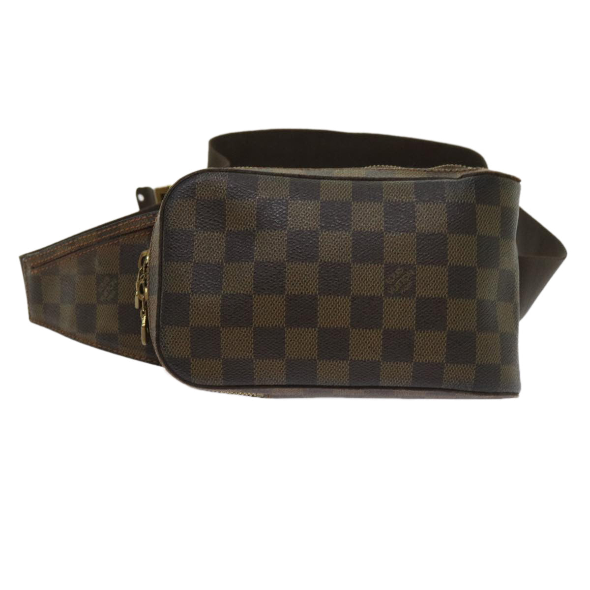 LOUIS VUITTON Damier Ebene Geronimos Shoulder Bag N51994 LV Auth 64330