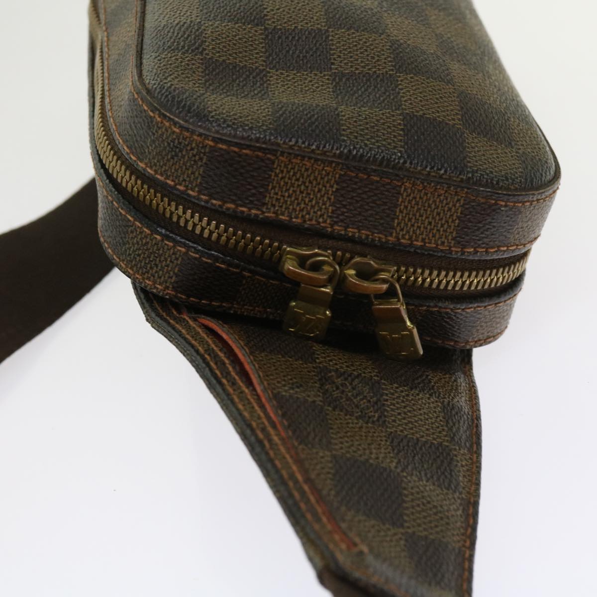 LOUIS VUITTON Damier Ebene Geronimos Shoulder Bag N51994 LV Auth 64330