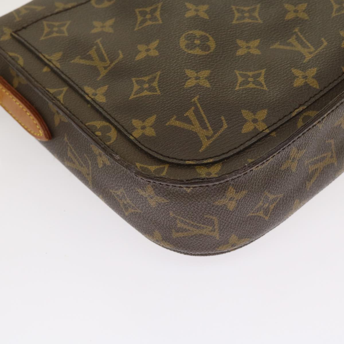 LOUIS VUITTON Monogram Saint Cloud GM Shoulder Bag M51242 LV Auth 64387