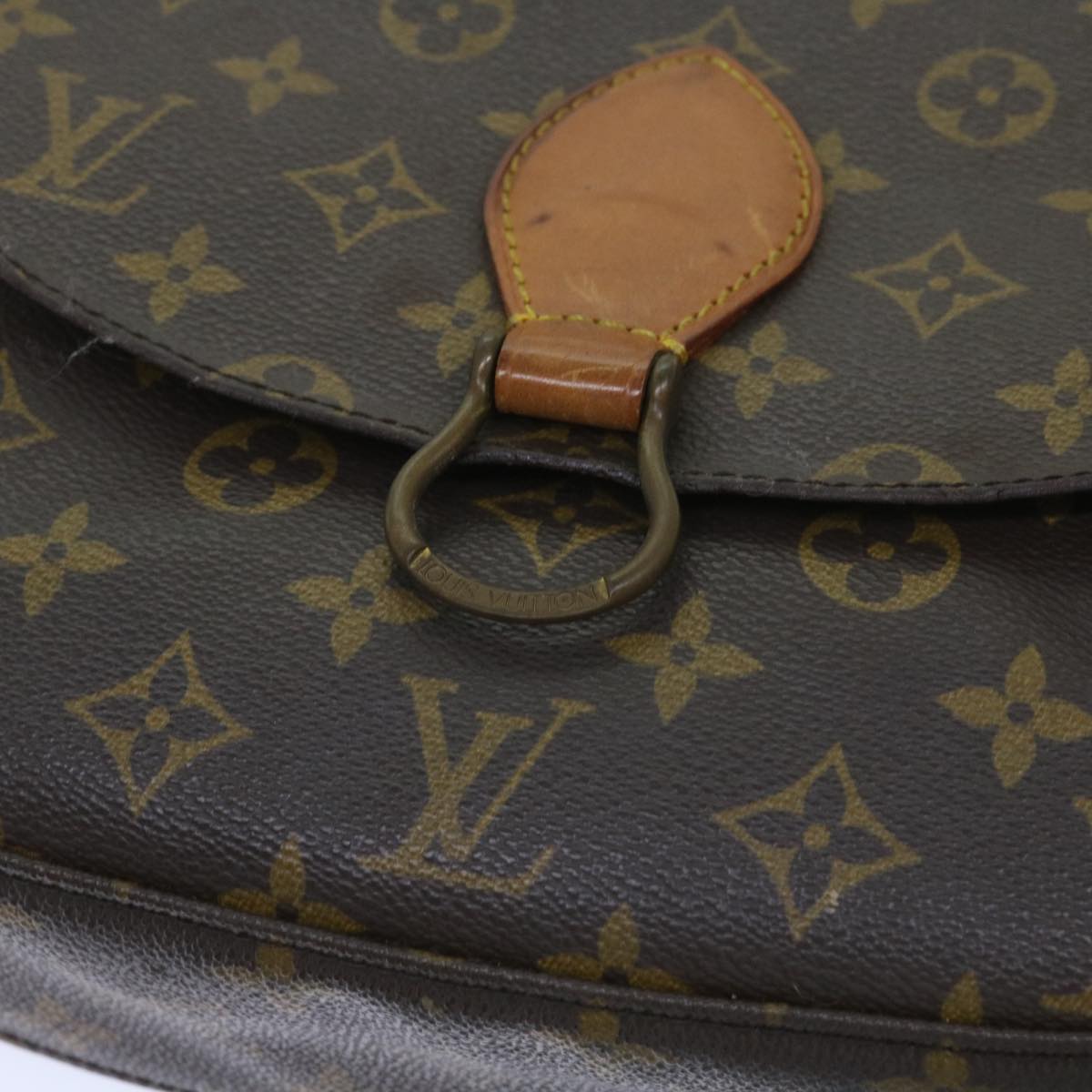 LOUIS VUITTON Monogram Saint Cloud GM Shoulder Bag M51242 LV Auth 64387