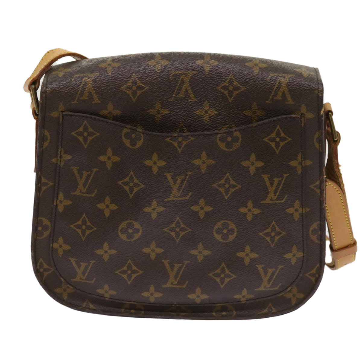 LOUIS VUITTON Monogram Saint Cloud GM Shoulder Bag M51242 LV Auth 64387