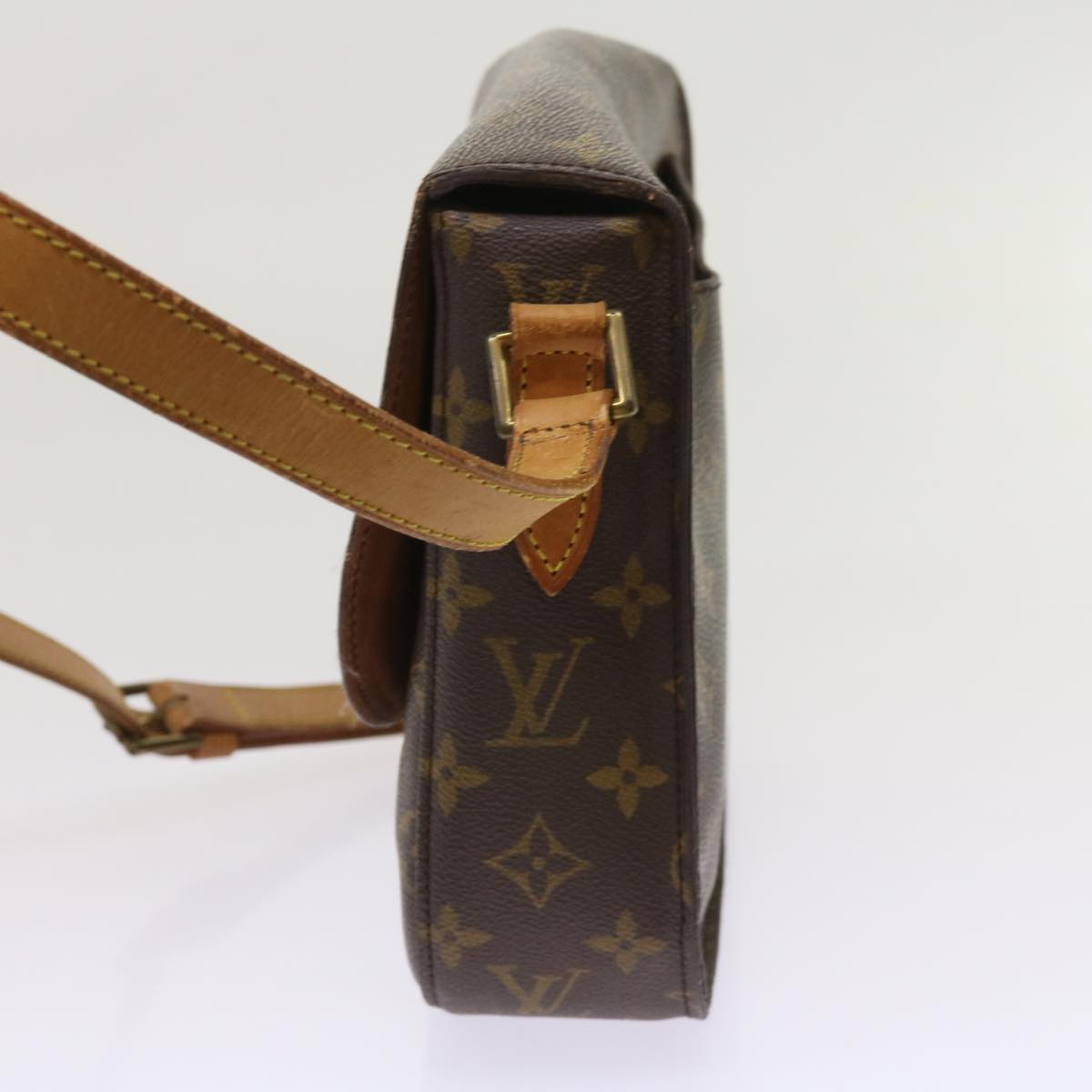 LOUIS VUITTON Monogram Saint Cloud GM Shoulder Bag M51242 LV Auth 64387