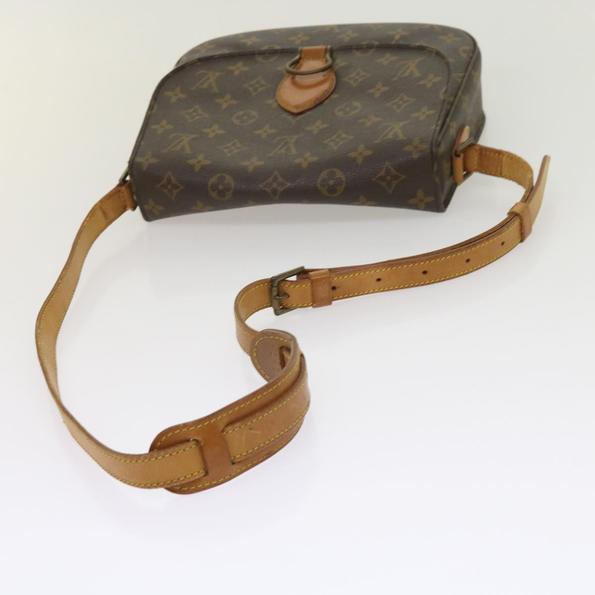 LOUIS VUITTON Monogram Saint Cloud GM Shoulder Bag M51242 LV Auth 64387