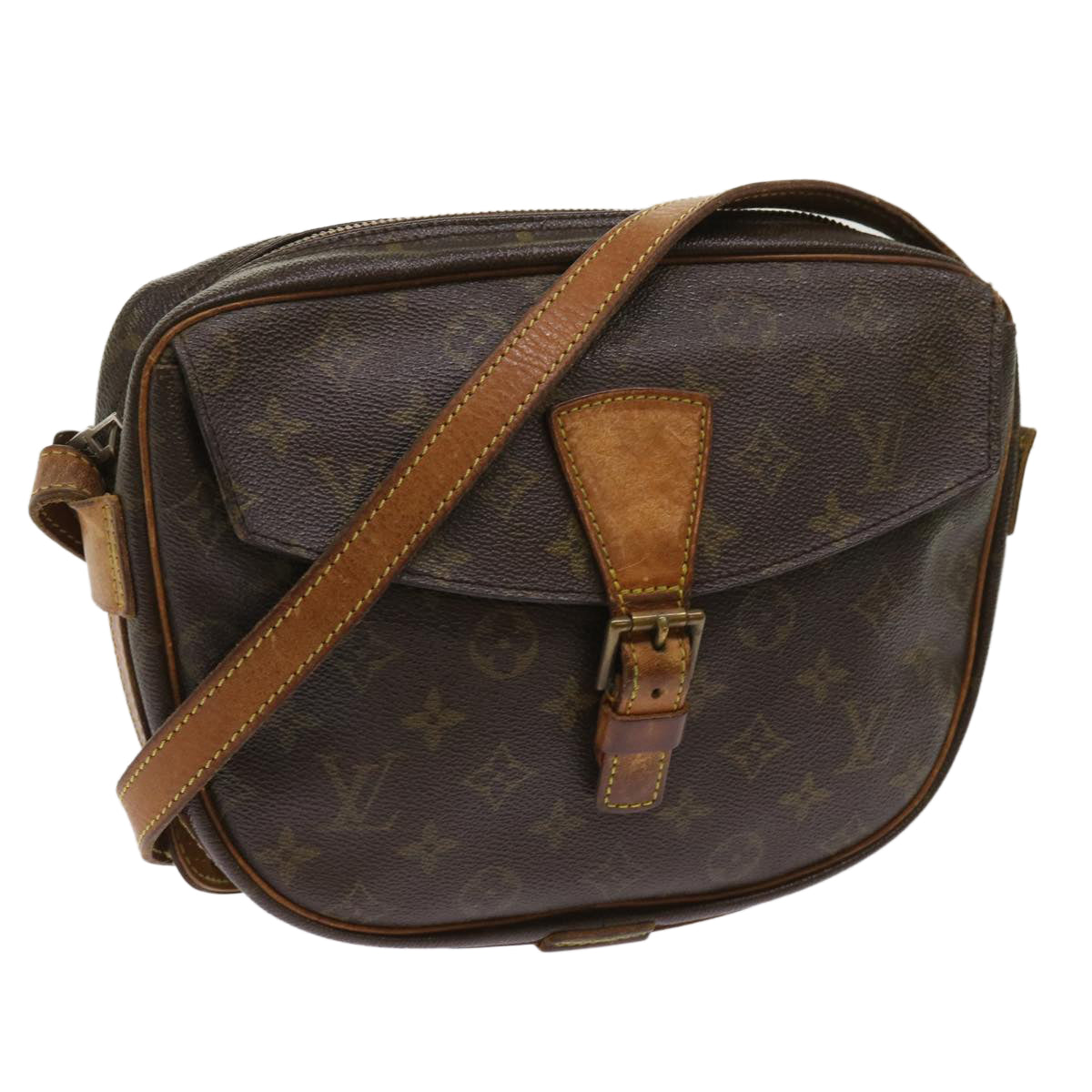 LOUIS VUITTON Monogram Jeune Fille MM Shoulder Bag M51226 LV Auth 64395