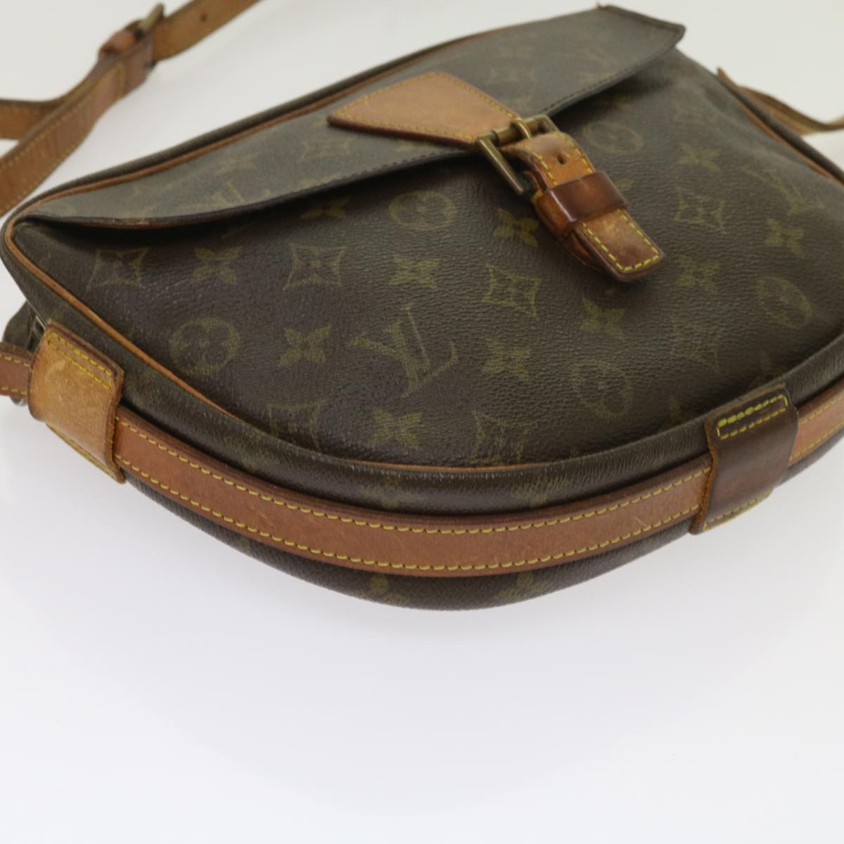 LOUIS VUITTON Monogram Jeune Fille MM Shoulder Bag M51226 LV Auth 64395