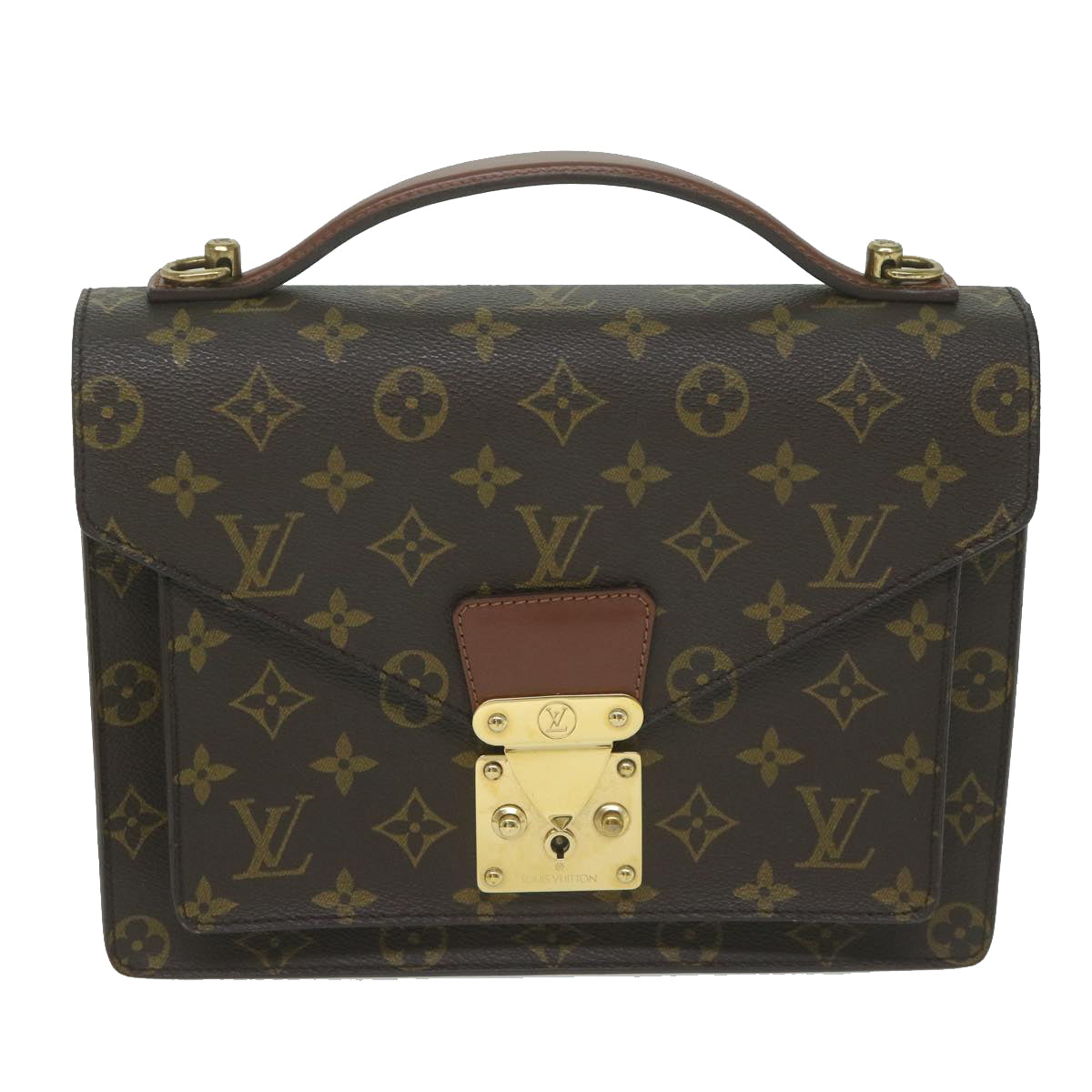 LOUIS VUITTON Monogram Monceau 26 Shoulder Bag 2way M51187 LV Auth 64401